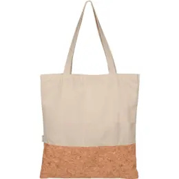 Okiyo Shukaku Cork & Cotton Shopper Natural Front Unbranded